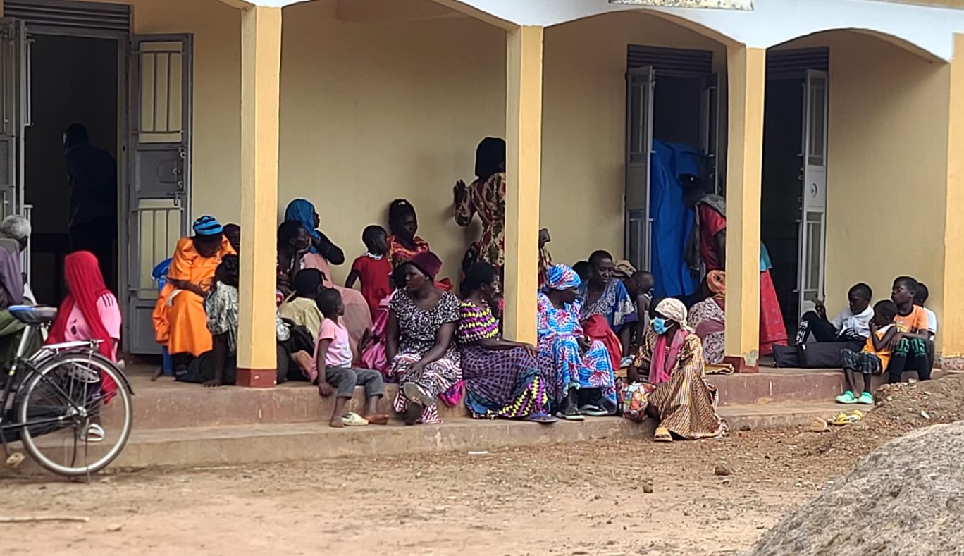 Patients at Namunkanaga Children's Health Centre